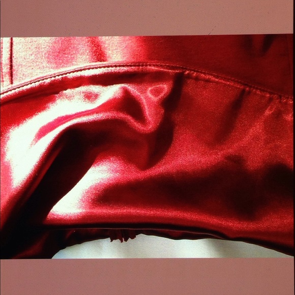 New York & Co Peplum Cap Sleeve Zip Back Lined Top - Picture 6 of 8